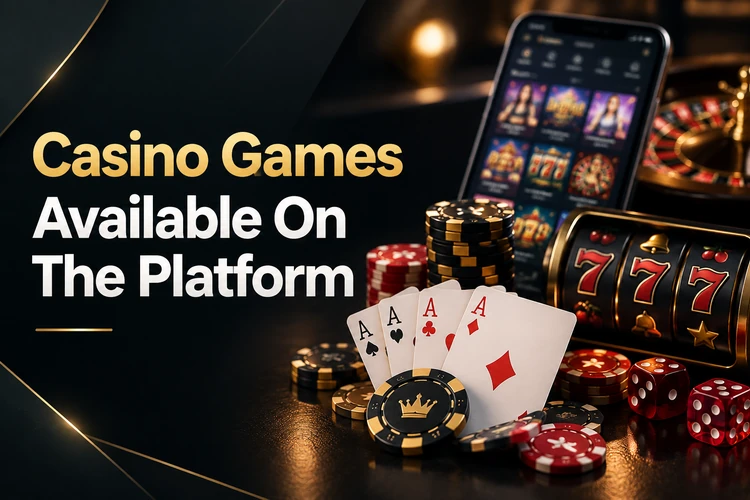 Casino Games Available On The Platform