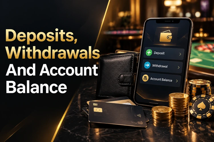 Deposits, Withdrawals And Account Balance